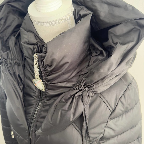 Betsey Johnson black parka - Picture 6 of 10